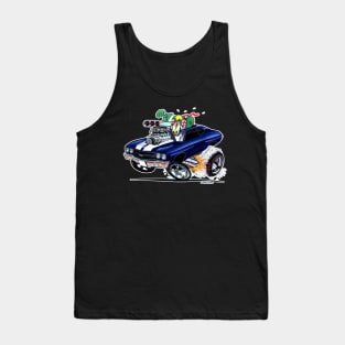 MONSTER MUSCLE 1970 Chevelle Blue Tank Top